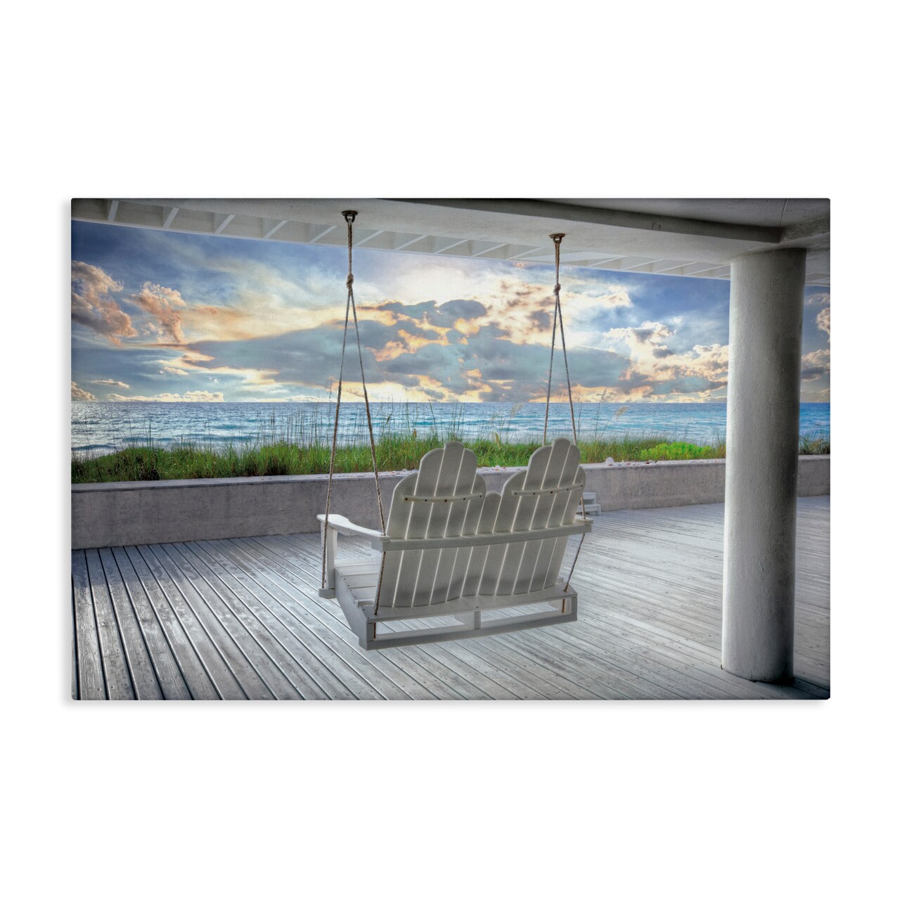 Stupell Industries Swing At The Beach Canvas, design by Celebrate Life Gallery